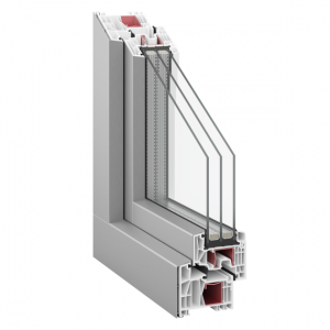 Ανοιγόμενα PVC Kommerling 88 MD AluClip